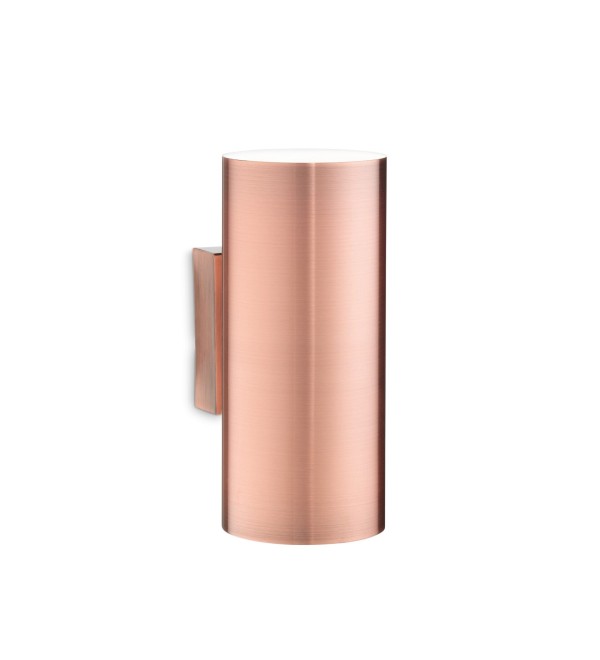 Светильник настенный Ideal Lux Look AP2 Round D60 H150 Медь GU10 164847