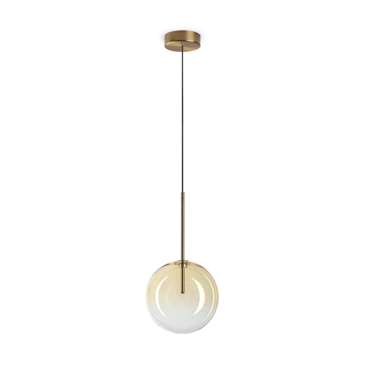 Светильник подвесной Ideal Lux Equinoxe SP1 D20 G4 Янтарный 345352