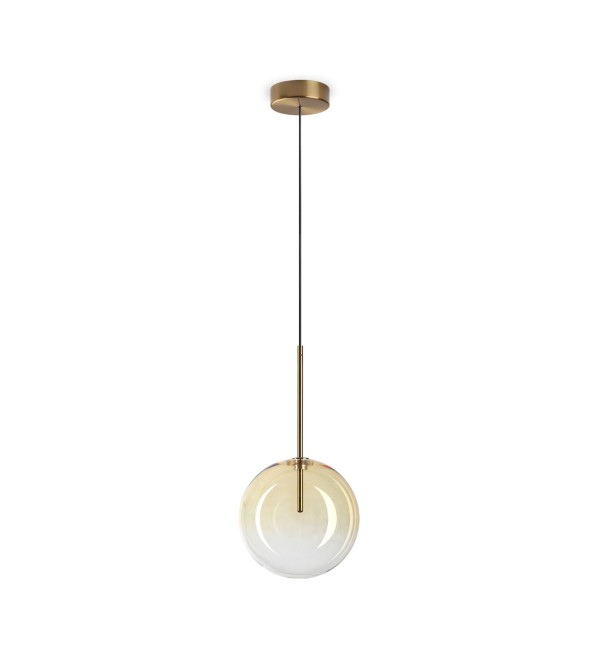 Светильник подвесной Ideal Lux Equinoxe SP1 D20 G4 Янтарный 345352