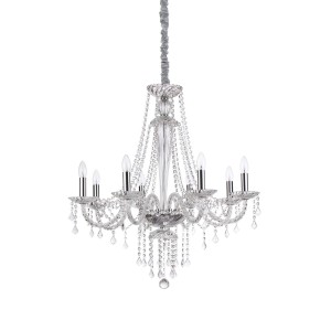 Люстра подвесная Ideal Lux Amadeus SP8 Прозрачный E14 168777