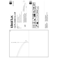 Люстра потолочная Ideal Lux Oz PL D080 On-Off 3000K 365060