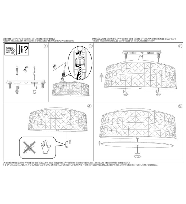 Люстра потолочная Ideal Lux Roma PL6 Хром G9 000657
