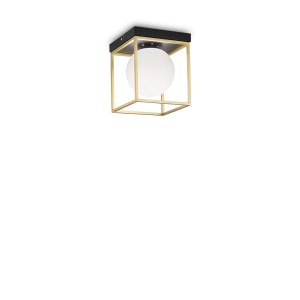 Светильник потолочный Ideal Lux Lingotto PL1 Латунь E14 198132