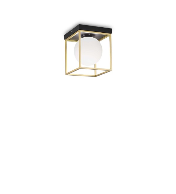 Светильник потолочный Ideal Lux Lingotto PL1 Латунь E14 198132