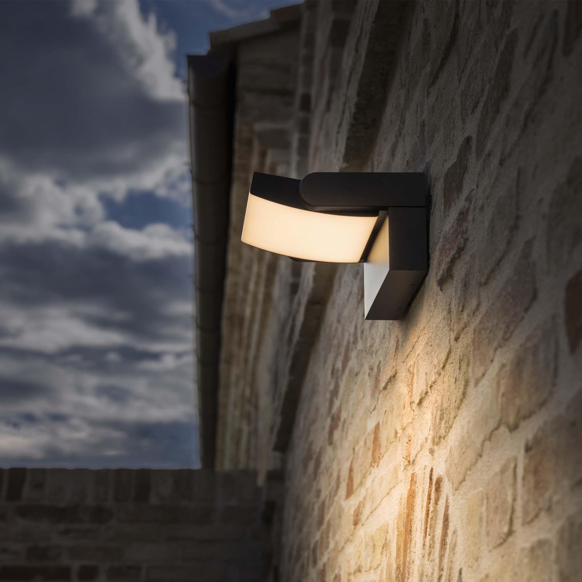 Светильник уличный Ideal Lux Swipe АР Sensor ДД Антрацит 3000К LED 287713