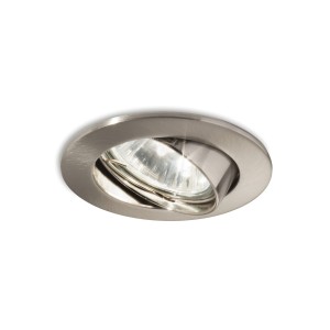 Светильник встраиваемый Ideal Lux Swing FI макс.1х50Вт IP20 GU10 230В Никель Цинк Поворотный Без лампы 083148