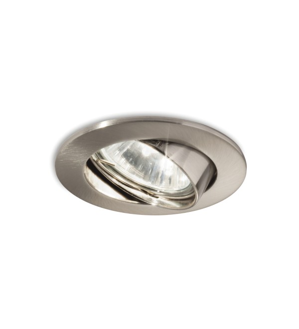 Светильник встраиваемый Ideal Lux Swing FI макс.1х50Вт IP20 GU10 230В Никель Цинк Поворотный Без лампы 083148