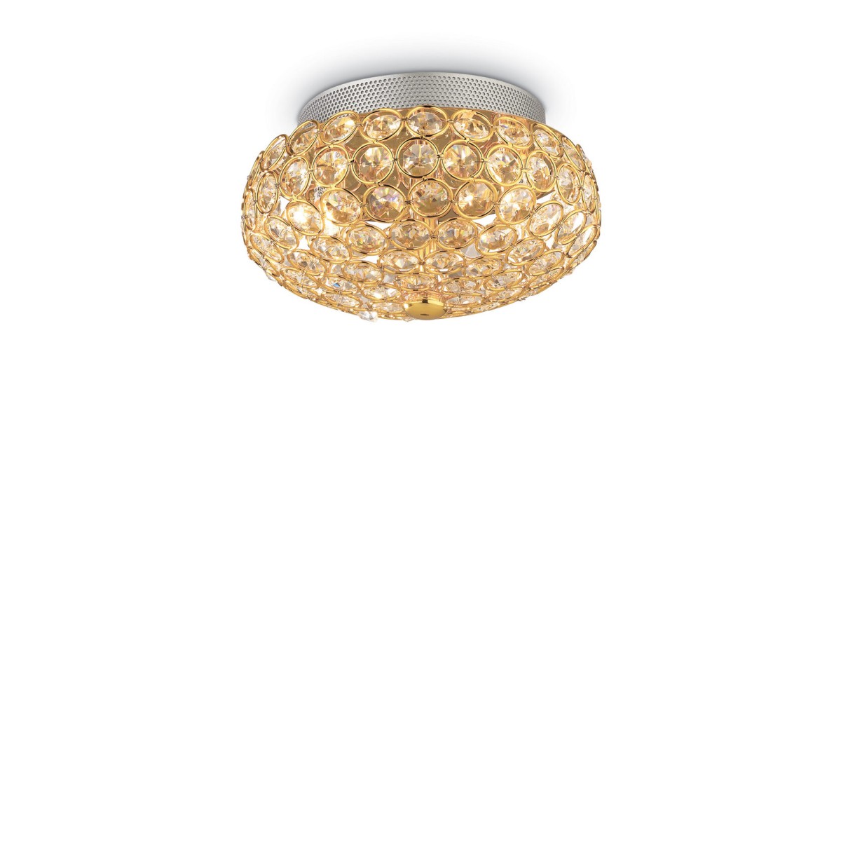 Люстра потолочная Ideal Lux King PL3 Золото G9 075402