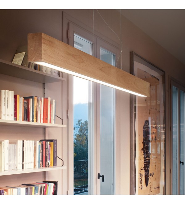 Светильник подвесной Ideal Lux Craft SP Дерево 3000К 284460