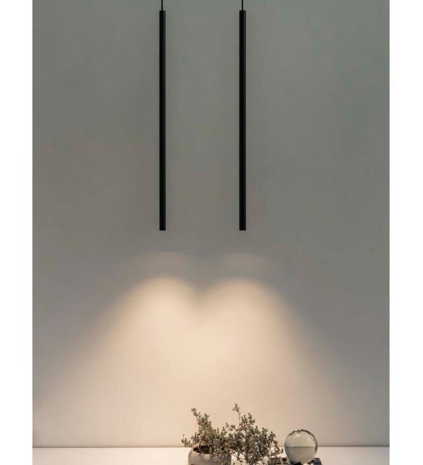 Светильник подвесной Ideal Lux Look LED SP1 Round D30 H1000 Черный 142913