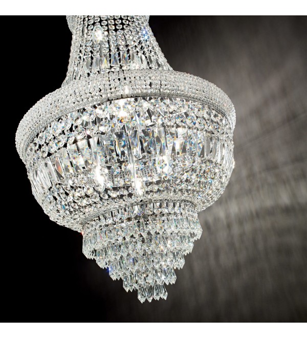 Люстра подвесная Ideal Lux Dubai SP24 Хром E14 243597