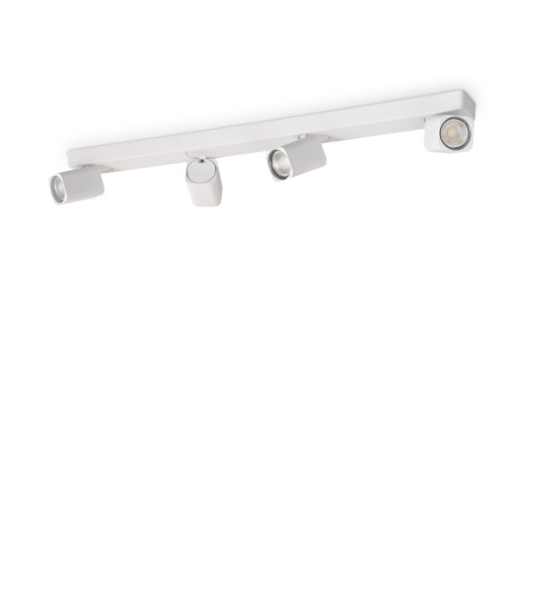 Светильник потолочный Ideal Lux Rudy PL4 Square Белый GU10 294827