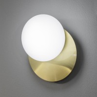 Светильник настенный Ideal Lux Ninfea AP2 G9 Латунь 346533