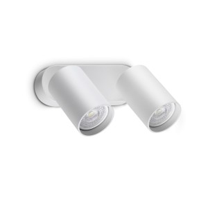 Светильник настенный Ideal Lux Dynamite AP2 Round GU10 Белый 367378