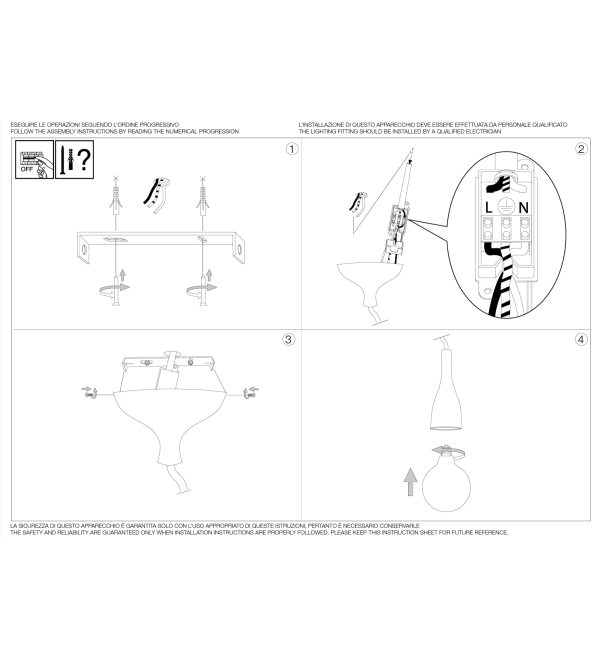Светильник подвесной Ideal Lux Minimal SP1 Черный E27 009407