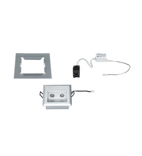 Светильник встраиваемый Paulmann Special Line Wall LED Quadro Алюминий 93753