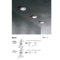 Светильник встраиваемый Ideal Lux Blues Fi Square Прозрачный GU10 114019