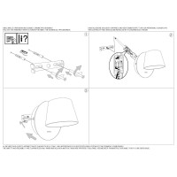 Светильник настенный Ideal Lux Gim AP Черный 3000К LED 167121