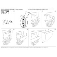 Светильник настенный Ideal Lux Peter AP2 Канва E14 075211
