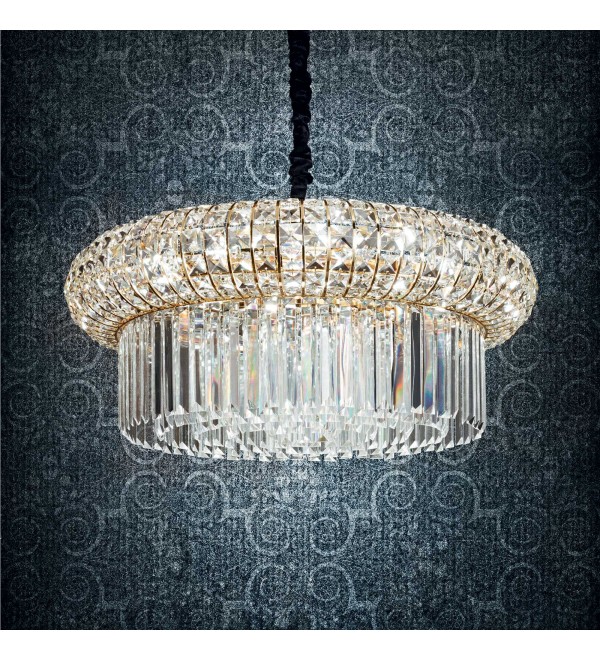 Люстра подвесная Ideal Lux Nabucco SP12 Золотистый E14 237794