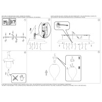 Люстра подвесная Ideal Lux Clown SP8 Разноцветный G9 100944