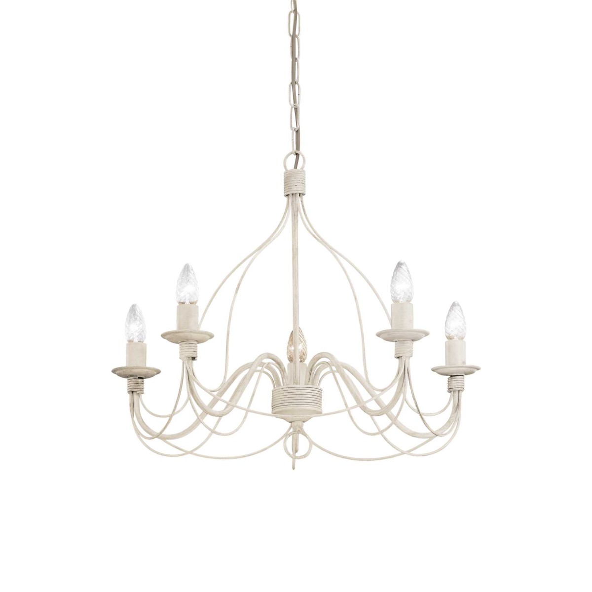 Люстра подвесная Ideal Lux Corte SP5 Белый E14 005881