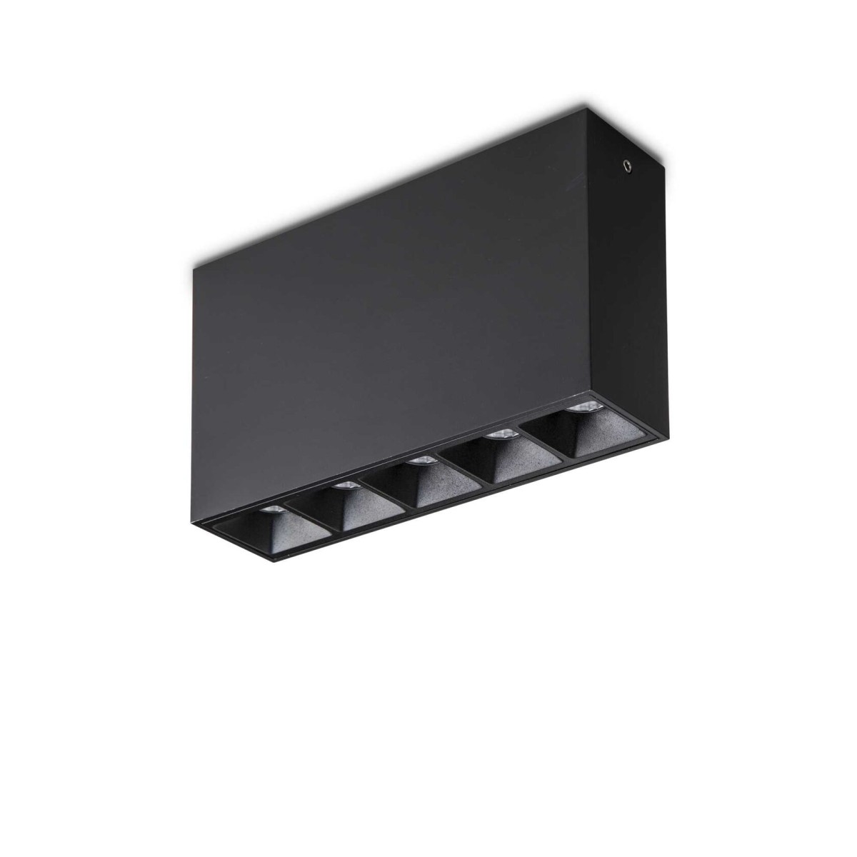 Светильник потолочный Ideal Lux Lika PL 12Вт 3000K Черный 244884