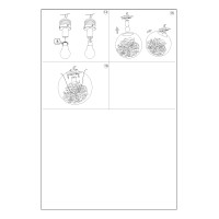 Светильник подвесной Ideal Lux Mapa SP1 D30 Прозрачный E27 045115