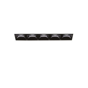 Светильник встраиваемый Ideal Lux Lika FI Trimless 12W 3000K LED Черный 206226