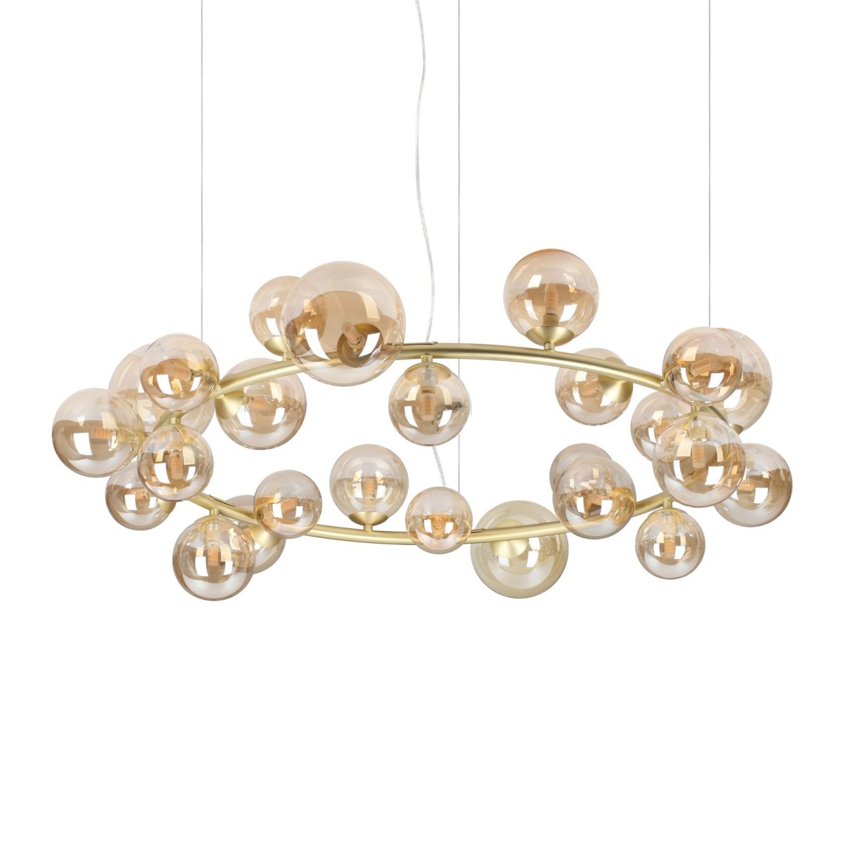 Люстра подвесная Ideal Lux Perlage SP25 Янтарь G9 370583