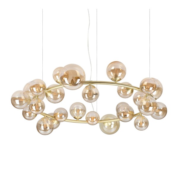 Люстра подвесная Ideal Lux Perlage SP25 Янтарь G9 370583
