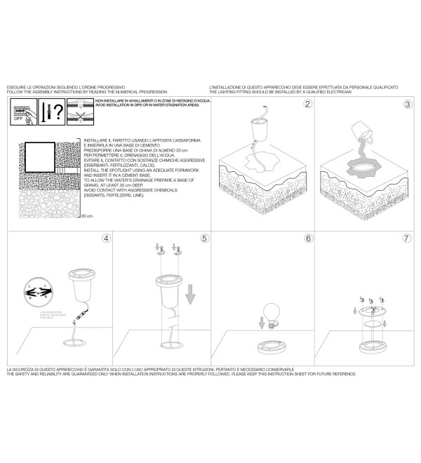 Светильник уличный Ideal Lux Park FI D150 Round Сталь E27 032825