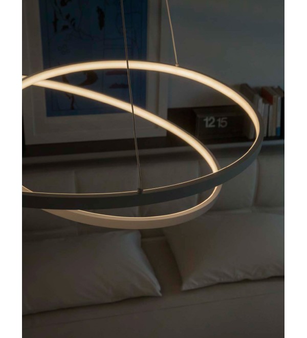 Люстра подвесная Ideal Lux Oz SP D060 On-Off 3000K Черный LED 269436
