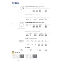Светильник потолочный Ideal Lux Fly Slim PL D90 3000K LED Белый 306681