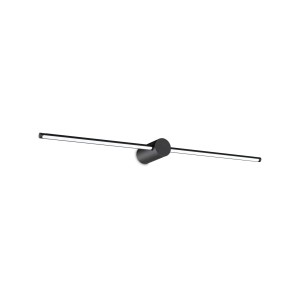 Светильник настенный Ideal Lux Essence AP Round D075 Черный 3000К 310145