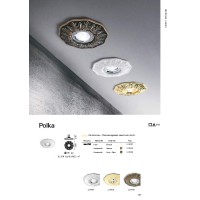 Светильник встраиваемый Ideal Lux Polka FI Латунь GU10 115610