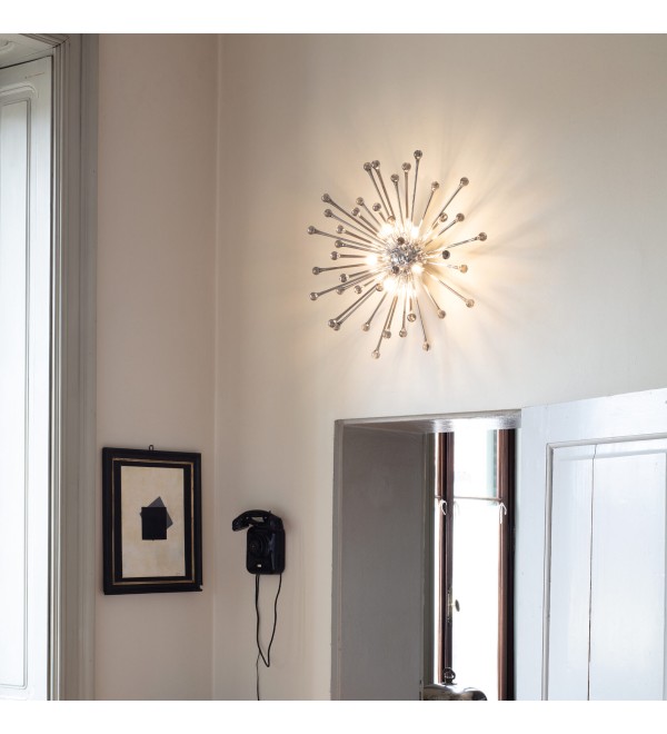 Люстра потолочная Ideal Lux Pauline PL5 Серый G9 111117