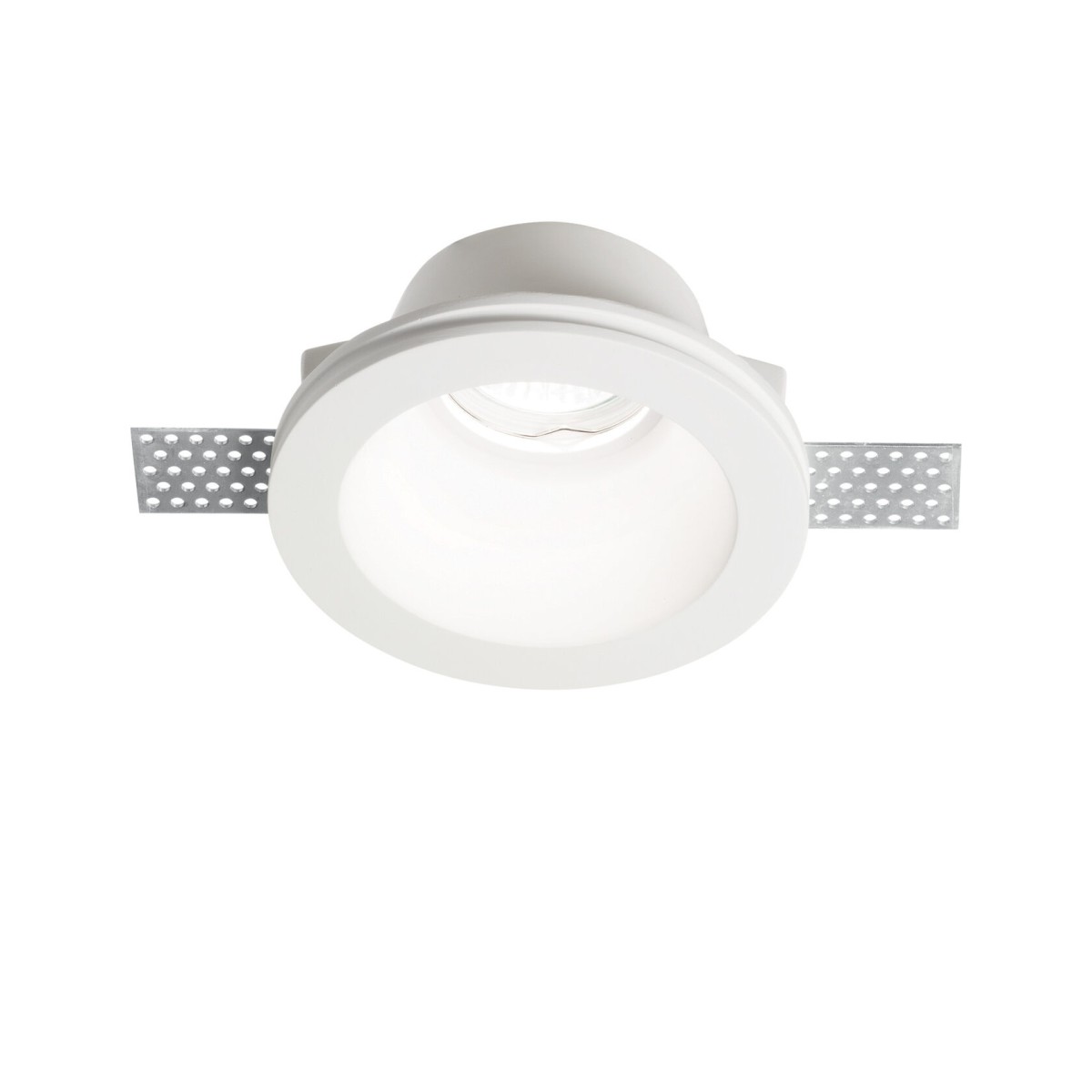 Светильник встраиваемый Ideal Lux Samba FI D90 Round Белый Гипс Не GU10 139012