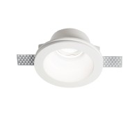 Светильник встраиваемый Ideal Lux Samba FI D90 Round Белый Гипс Не GU10 139012