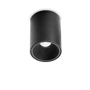 Светильник потолочный Ideal Lux Nitro PL D09 Round 3000K LED Черный мат. 205984