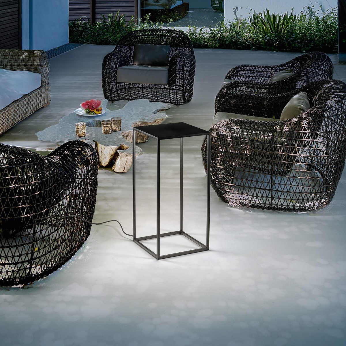 Торшер уличный Ideal Lux Ipotesi PT H73 Черный 3000К 282251