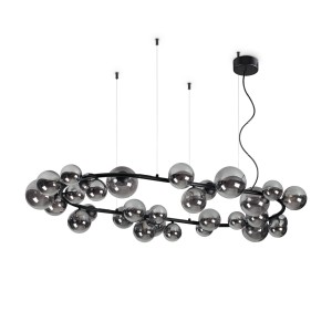 Люстра подвесная Ideal Lux Perlage SP30 Серый G9 296753
