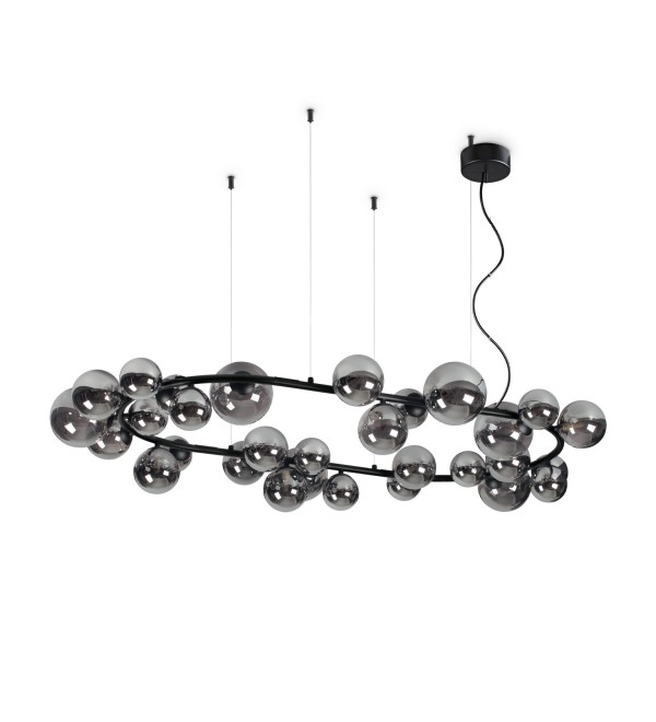 Люстра подвесная Ideal Lux Perlage SP30 Серый G9 296753