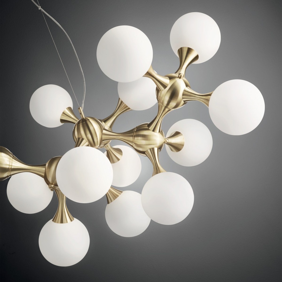 Люстра подвесная Ideal Lux Nodi SP9 Латунь E14 241036