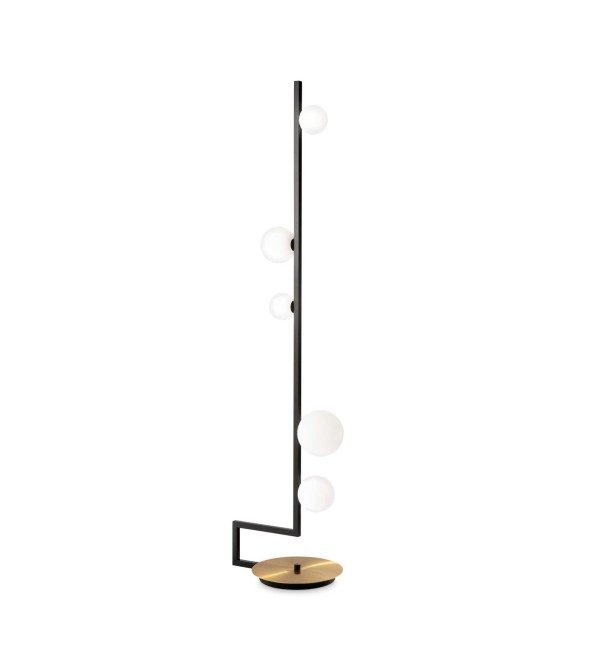 Торшер напольный Ideal Lux Birds PT5 Черный G9 LED 273662