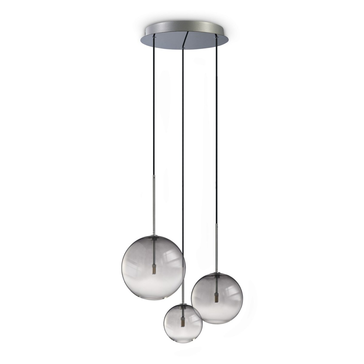 Светильник подвесной Ideal Lux Equinoxe SP3 G4 Дымчатый 364834