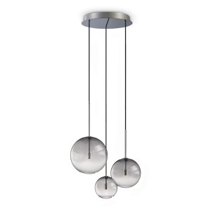 Светильник подвесной Ideal Lux Equinoxe SP3 G4 Дымчатый 364834