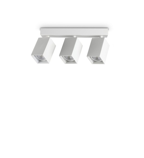 Светильник настенный Ideal Lux Dynamite PL3 Linear Square GU10 Белый 367415
