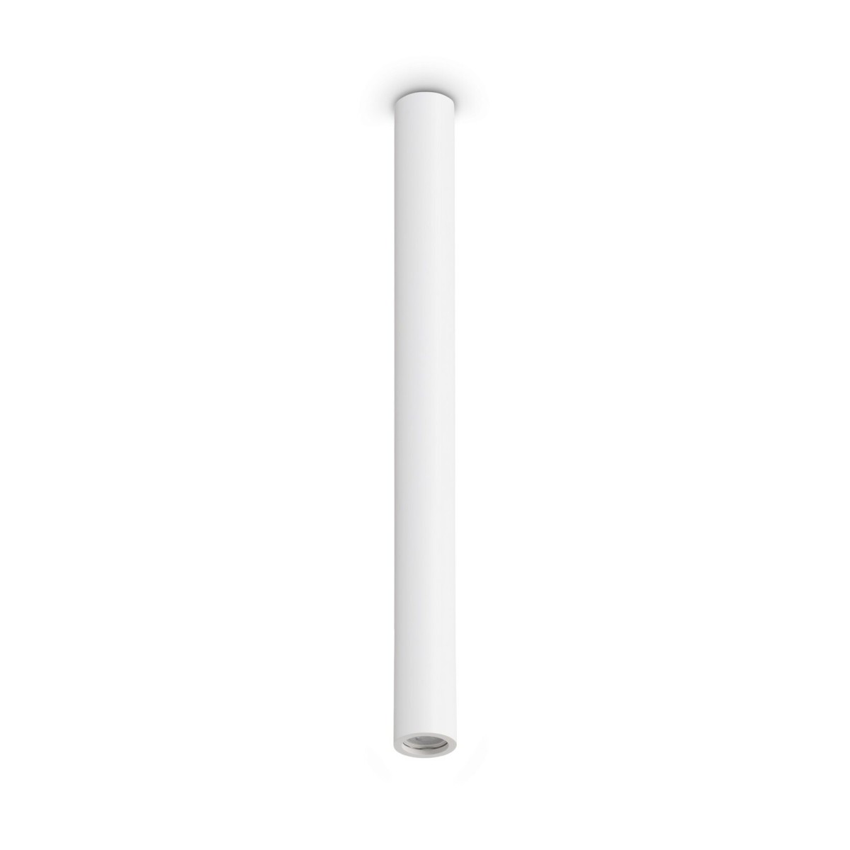Светильник потолочный Ideal Lux Look PL01 Round D7.0 H075 Gesso Белый Гипс GU10 355757