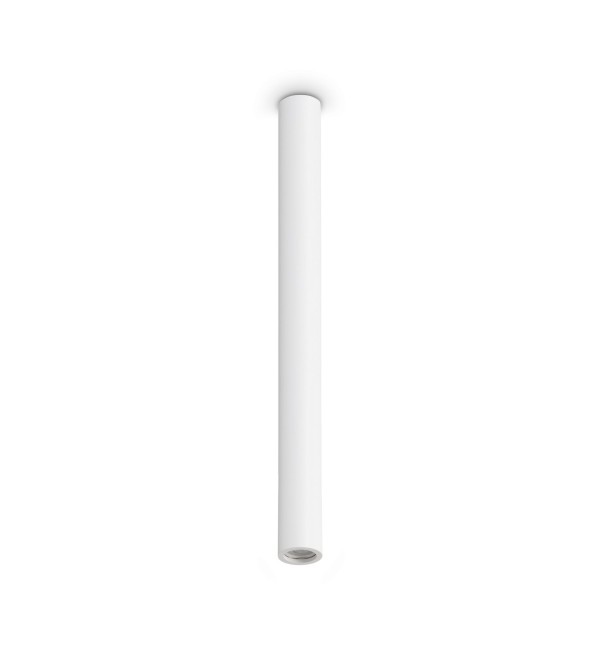 Светильник потолочный Ideal Lux Look PL01 Round D7.0 H075 Gesso Белый Гипс GU10 355757